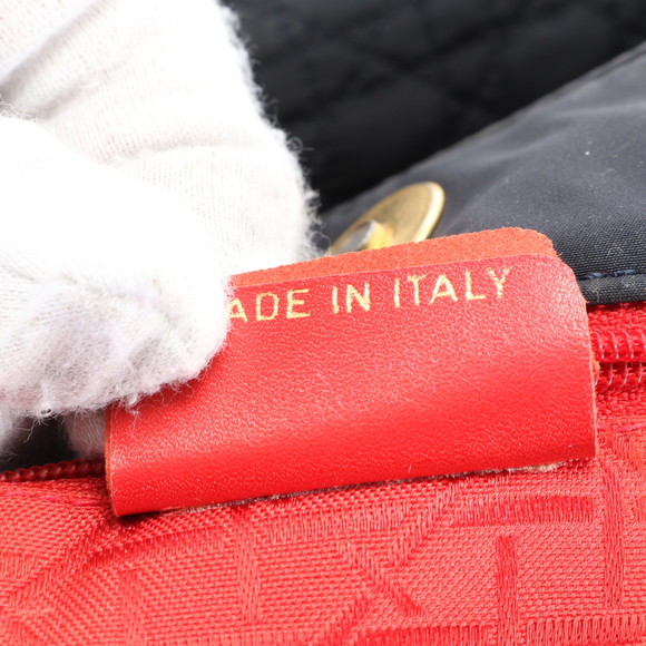 Christian Dior Cannage Tote Bag Navy - Picture 15 of 15